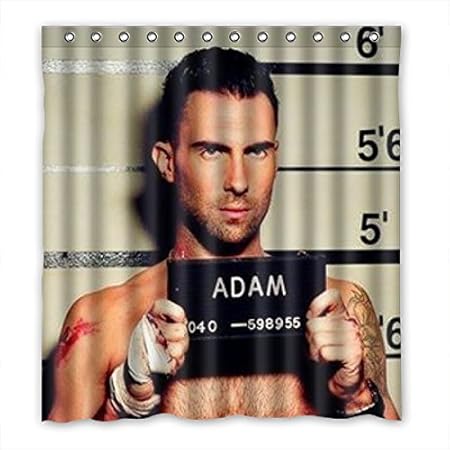 Vivid Custom Marmoon 5 Adam Levine Star Sing Songs Bank Fabric