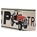 Jeep Trail Embossed Metal Street Sign - Vintage Jeep Sign for Garage or Man Cave