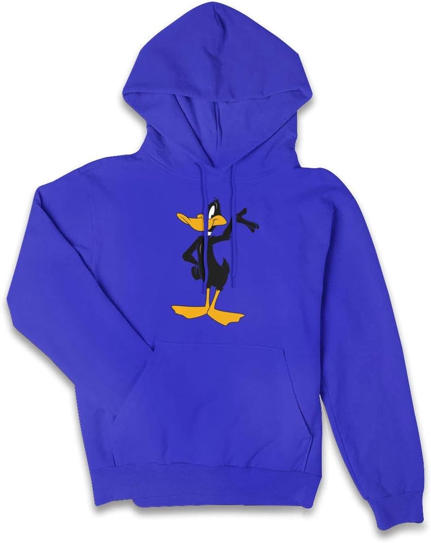 GanCheng Women's Fresh Da_f_fy Du_ck Black Hoodie Classic Pocket for Woman Hoodies