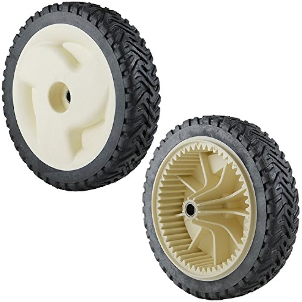 2 Stens Plastic Front Drive Wheels For 22" Toro Recycler 20005 20016