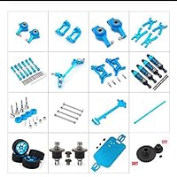 DSstyles Complete Upgraded Parts Kit for 1/18 WLtoys A949 A959 A969 A979 K929 Electric RC Car Off Road Buggy Metal Replacement B Set