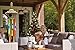 Nalulu House Bamboo Wind Chimes - Outside Outdoor Wooden Windchimes with Birdhouse, Handcrafted with Calming Deep Tones, Perfect Home Decor or Gift for Him and Her