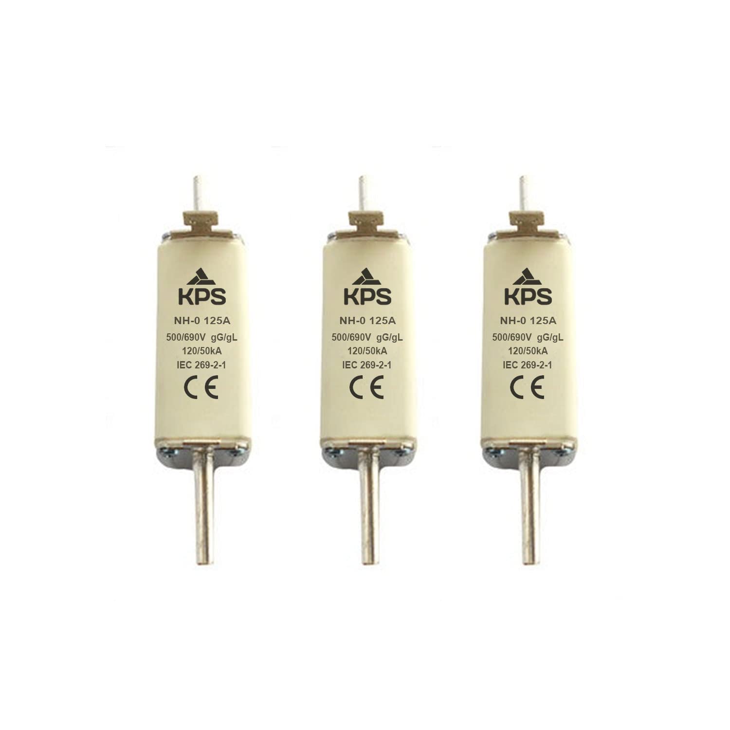 KPS 900150005 Blades Fuses, 500 V, GG, nh-00, 16 A, 3 package