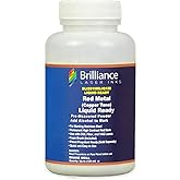 Brilliance Laser Inks 120 ml Red (Copper Tone) Liquid Ready Laser Marking Powder for High Contrast Metals Mark | Metal Engraving Accessories for Fiber, YAG, and CO2 Laser Engraver BLI201MRLIQ120