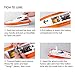 RC Boat DeXop-KINGBOT Rmote Control Boat for Pools & Lakes 2.4Ghz 30km/H High Speed Radio Electric Racing Boat for Children Adults