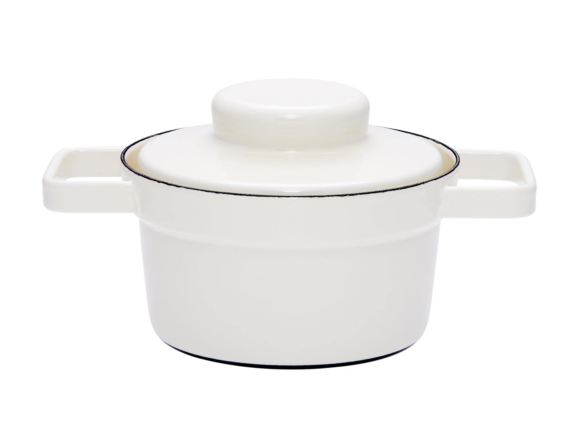Riess, 2102-212, Pot Diameter 16 cm, Pure White, AROMAPOTS, Truehomeware, Enamel, Induction