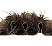Faux Fur Fabric Long Pile Gorilla Brown / 60