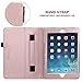 iPad Mini Case, iPad Mini 2 Case, iPad Mini 3 Case, UrbanDrama Glitter Sparkly Slim Fit Folio Stand PU Leather Case with Auto Wake/Sleep Feature Luxury Smart Cover for iPad Mini 1/2 / 3, Rose Gold