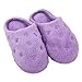 Universal Textiles Childrens/Kids Big Girls Flower Design Slip-On Indoor Footwear/Slippers