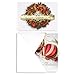 All that Sparkles Christmas Card Assortment - Set of 24 (2 designs) versed, foil embossed cards with white envelopes