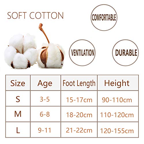 LANLEO 3 Pack Cotton Mid-Calf Ribbed Socks School Uniform Sports Tube Socks For Big Girls 3-12 Year Old 3 Pairs Navy M