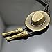 Gold Plated Q&Q Fashion Vintage Cowboy Hat Stetson Black Leather Rodeo Western Bolo Bola Tie Necktie Line Dance