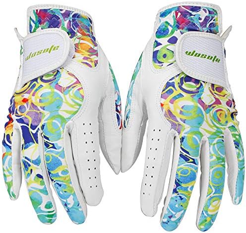Golf Gloves for Women Ladies Soft Leather Accessories Breathable for Non Slip Gloves 1 Pair Golf Gloves for Women Ladies Soft Leather Accessories Breathable for Non Slip Gloves 1 Pair