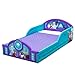 Disney Frozen Sleep and Play Toddler Bed with Attached Guardrails by Delta Children