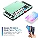iPhone 6 Plus Case, Vofolen Impact Resistant iPhone 6S Plus Wallet Case Anti-scratch Protective Shell Shockproof Rubber Bumper Cover Card Slot Holder for iPhone 6 Plus 6S Plus 5.5 inch (Mint)