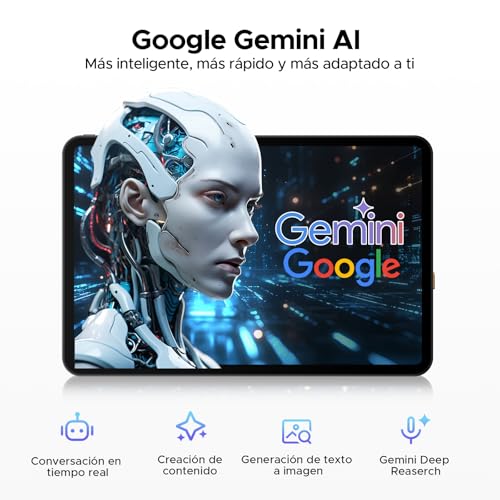 P13 Android Tablet 16, Tablet 13 Inches, Gemini AI, 48GB RAM+128GB ROM/2 TF, 12000mAh/18W, IPS 2.4K, 120Hz, T7280 Octa-Core, 13MP, Face ID, 5G WiFi, GPS, OTG, Tablet with Keyboard and Pen, Blue