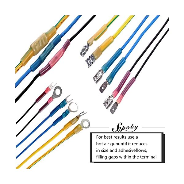 240-PCS-Heat-Shrink-Butt-Connectors-Sopoby-Wire-Terminal-Assortment-Waterproof-Marine-Automotive-Electrical-Kit-Set-with-Case