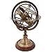 Vinatge Engraved Brass Tabletop Armillary Nautical Sphere Globe