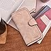 RFID Blocking Large Capacity Bifold PU Leather Phone Card Holder Organizer Snap Wallet with Zipper Pocket for Women