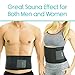 Vive Waist Trimmer for Women & Men (2 Sizes) - Sweat Band Belt Trainer to Lose Belly Fat - Waist Trainer for Weight Loss & Working Out - Sweat Wicking Technology with Superior Back Support Black