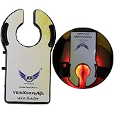 Vein XoomAlpha Rechargeable Vein Finder Kit for IV Access Phlebotomy Suitable to Dermatologist Clinics Homes Hospitals for Sclerotherapy Vein Visualization