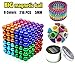 JIAKELOVEYI 8 Colors 216 Pcs of 5MM DIY Magnets Toys Magnetic Fidget Blocks Building Blocks for Development Learning and Stress Relief Magnet Office Desk Toys for Adults