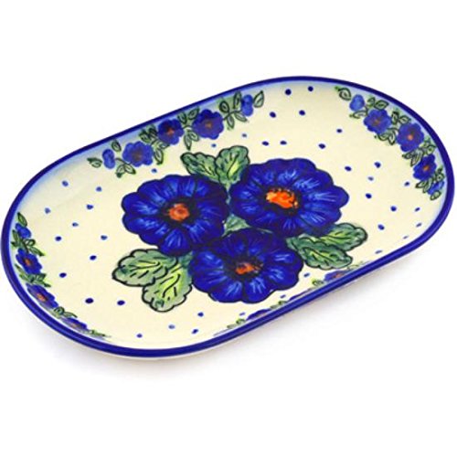 Click Here to See More Images Ceramika Bona H1865G Polish Pottery Ceramic Platter Hand Painted, 9-Inch