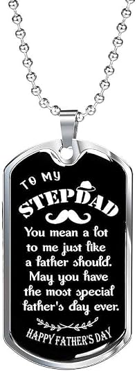 Amazon Dee Gifts Gift For Stepdad You Mean A Lot Father s Day Dog 