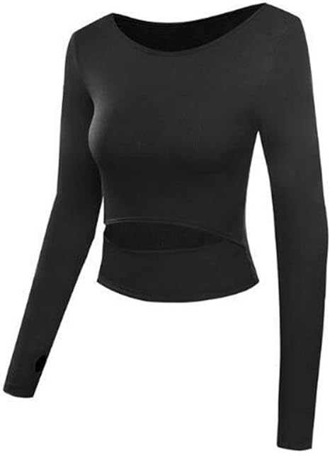 Mujeres Gym Yoga Blanco Crop Tops Camisetas De Yoga Camisetas De ...