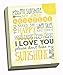 11x14 You Are My Sunshine Stretched Canvas