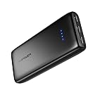 Portable Charger RAVPower 22000mAh Portable Phone Charger 22000 Power Bank 5.8A Output 3-Port Battery Packs (2.4A Input, iSmart 2.0 USB Ports, Li-polymer) For iPhone X, iPhone 8, Galaxy S9 – Black