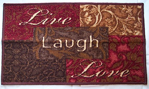 Best Krug Live Laugh Love Kitchen Runner