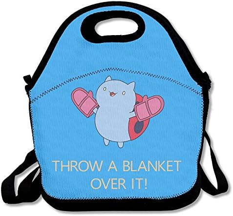 Multifunctional Lunch Bag, Cute Catbug Bravest Warriors Lunch Tote Bag/ Backpack With Zipper Closure For Kids & Adults