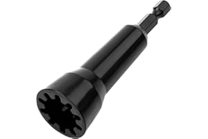 Wire Twister Tool for Drill, Valkynos Wire Nut Twister, 2024 Wire Twisting Tool, Drill Wire Twister Connector Driver Socket with 1/4" Chuck for Quick Organize Wires(1 Pack-Black)