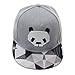 King Star Men Solid Flat Bill Hip Hop Snapback Baseball Cap Panda-Gray