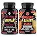 Apple Cider Vinegar + Beetroot and Turmeric & Ginger Capsules (2-Pack Bundle) by Angry Supplements, All-Natural Weight Loss Detox Remedy, Nitric Oxide Booster, Boost Metabolism + Energy (120 Count)