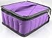 Hytek Gear Essential Oil Carrying Case Holds 30 Bottles (5ml-15ml), Purple
