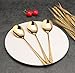 Onlycooker 18/10 Stainless Steel 5 PCS Korean Spoons Gold Tableware Dinnerware