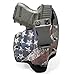 Infused Kydex USA Slanted Flag IWB Hybrid Concealed Carry Holster (Right-Hand, for Glock 17,19,22,23,25,26,27,28,31,32,34,35,41)