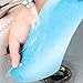 THE GUI’S HOUSEWARE Silicone Sticky Bathroom Warmer Washable Health Toilet Seat Cover Pads (Blue,ultra-thin type,thickness is 0.04inch)