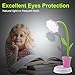 Small Desk lamp,YZtree Eye-Care Table Lamp for Kids Touch Control Dimming Light Flexible USB Rechargeable Desk Lamp with Cute Pen Container(Pink)