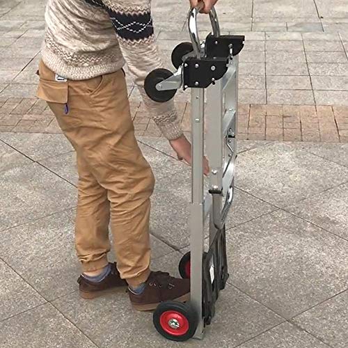 image for Eapmic 2 in 1 Folding Hand Truck Assisted Hand Truck Stair Climber Han