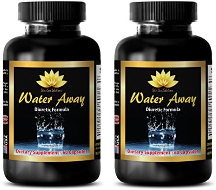 Muscle stimulator - WATER AWAY PILLS NATURAL FORMULA 700MG - Potassium pills for foot cramps - 2 Bottle (120 Capsules)