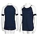 Kshion Women Summer Blouse Casual Tops Lace T-Shirt Tee Short Sleeve Black (L)