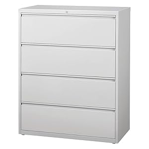 Lateral File Cabinet, 42 in. W, Steel