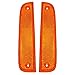 Brock Replacement Set Driver and Passenger Signal Side Marker Lights Compatible with 1997-2001 Cherokee 55055147 55055146