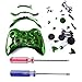 HDE Replacement Xbox 360 Controller Case Shell Cover for Wireless Xbox 360 Controllers with Buttons Torx Cross Head Screwdrivers (Green Chrome) [Xbox 360] [Xbox 360]