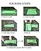 Hawkko Pocket Blanket, Compact Blanket, Oversize(87