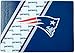 Duck House Sports NFL New England Patriots Tempered Glass Cutting Board with Display Stand