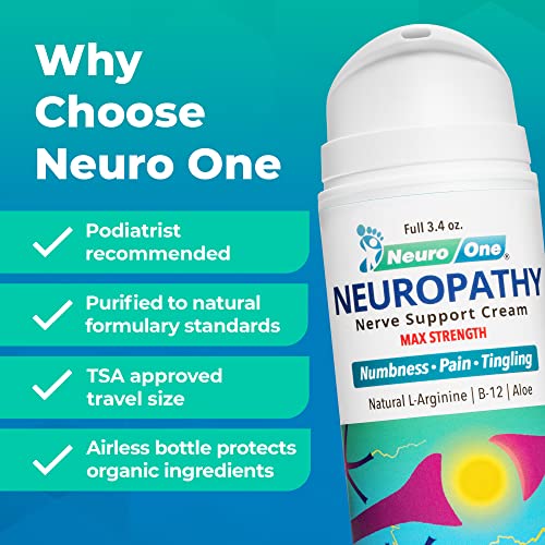 Neuro One Neuropathy Pain Relief for Feet. Soothing Nerve Pain Cream
